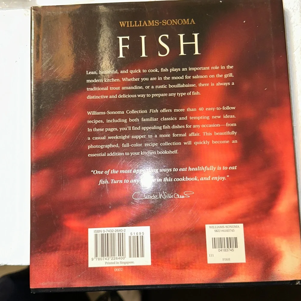 Williams-Sonoma “Fish” Cookbook